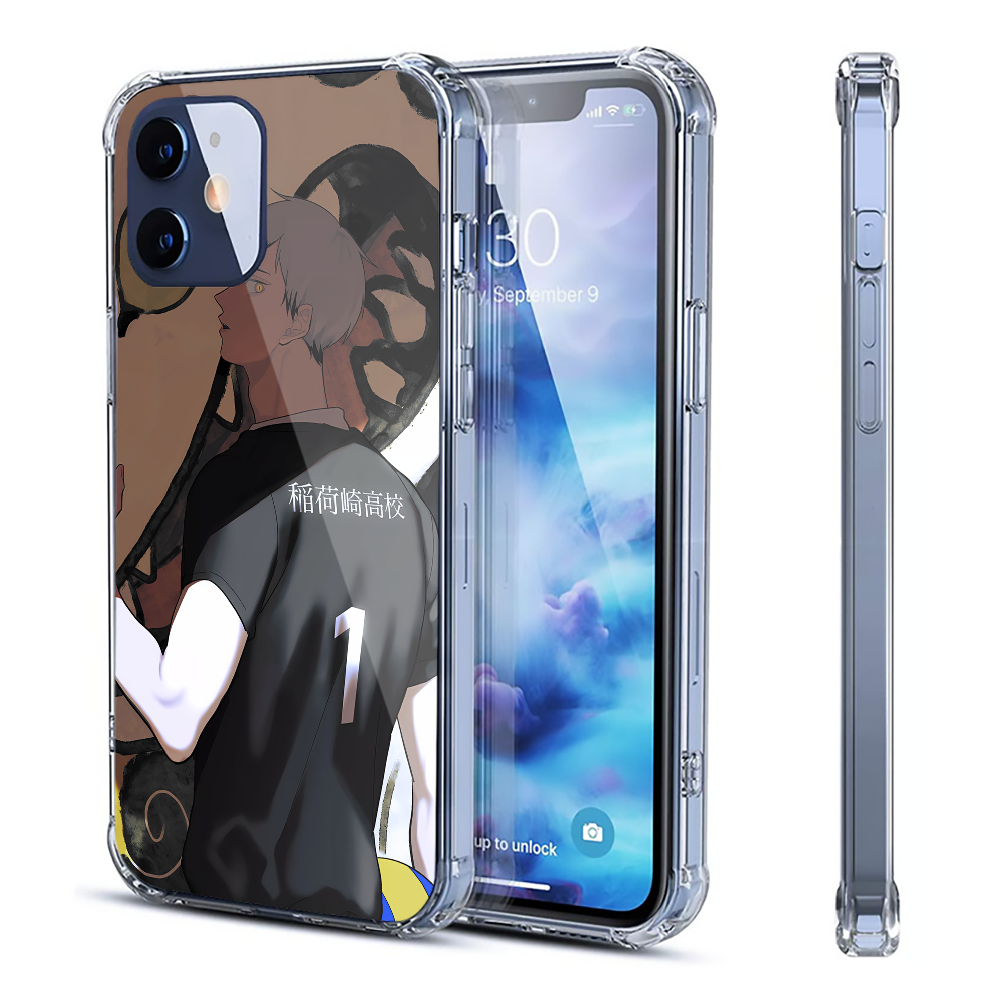 （画像用） ハイキュー!! Haikyu!! 【iPhone 12シリーズ対応】透明スマホケース（クリアソフトケース）